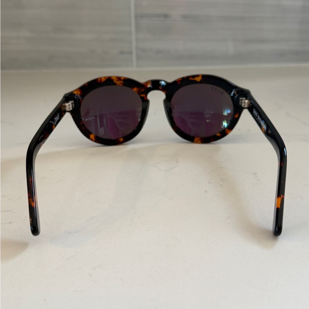 Diff Eyewear Dime Black And Tortoise Sunglasses W… - image 4
